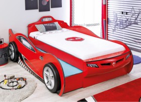 CARBED Кровать-машина Coupe с выдвижной кроватью Red 20.03.1306.00 в Северске - seversk.katalogmebeli.com | фото