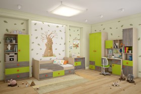 Детская комната Пуговка в Северске - seversk.katalogmebeli.com | фото