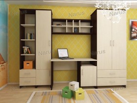Детская Студент Комплект мебели (Дуб сонома/Белый) в Северске - seversk.katalogmebeli.com | фото 1