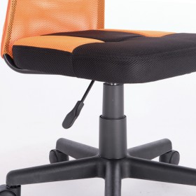 Кресло компактное BRABIX Smart MG-313 (черный, оранжевый) в Северске - seversk.katalogmebeli.com | фото 5