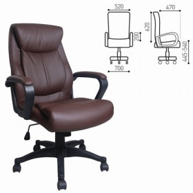 Кресло офисное BRABIX Enter EX-511 (коричневый) в Северске - seversk.katalogmebeli.com | фото
