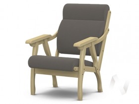 Кресло Вега-10 (бесцветный лак/ULTRA STONE) в Северске - seversk.katalogmebeli.com | фото