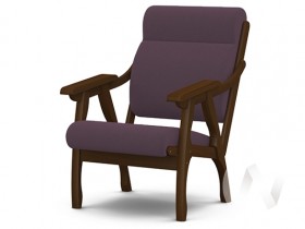 Кресло Вега-10 (орех лак/ULTRA PLUM) в Северске - seversk.katalogmebeli.com | фото