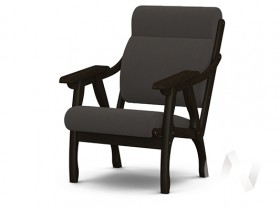 Кресло Вега-10 (венге лак/ULTRA GRAFIT) в Северске - seversk.katalogmebeli.com | фото