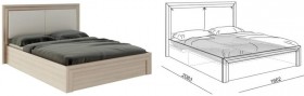 Кровать 1,6 Глэдис (М32) с подъемным механизмом Распродажа в Северске - seversk.katalogmebeli.com | фото 2
