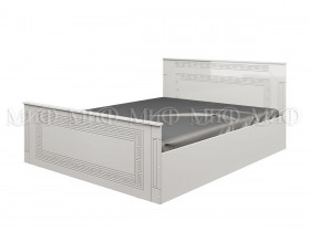 Кровать Афина-1 1,6 м (Белый/Белый глянец) в Северске - seversk.katalogmebeli.com | фото