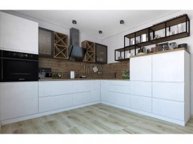 Модульная кухня Бронкс 1,8 м (Кварц) в Северске - seversk.katalogmebeli.com | фото 5