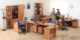 Мебель для персонала Альфа 61 Ольха в Северске - seversk.katalogmebeli.com | фото