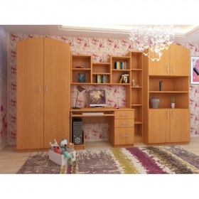 Детская Мишутка Комплект мебели (Вишня оксфорд) в Северске - seversk.katalogmebeli.com | фото
