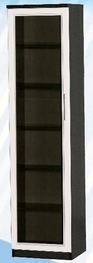 Шкаф средний со стеклодверью ДЛЯ ГОСТИНОЙ ШСС-450 Венге/Дуб выбеленный в Северске - seversk.katalogmebeli.com | фото