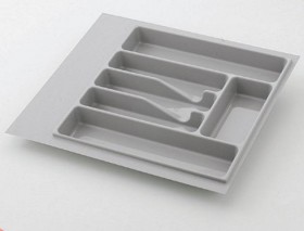 Вкладыш для кухонных принадлежностей, серый, Volpato 400 мм в Северске - seversk.katalogmebeli.com | фото