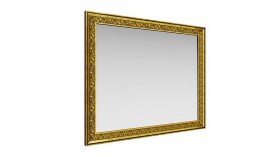 Зеркало навесное "Айрум"/(дуб кальяри / профиль: золото с орнаментом) в Северске - seversk.katalogmebeli.com | фото
